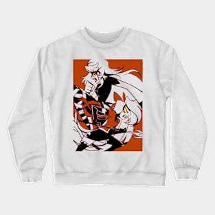 Hazbin Hotel Out for Love Carmilla and Vaggie Crewneck Sweatshirt